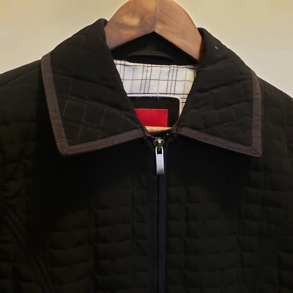 Esprit Black Quilted Barn Jacket Full Zip NWOT - Picture 2 of 10